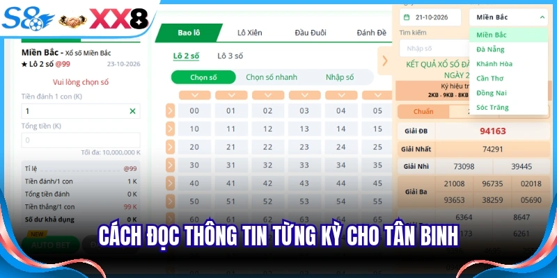 Cách đọc thông tin từng kỳ cho tân binh