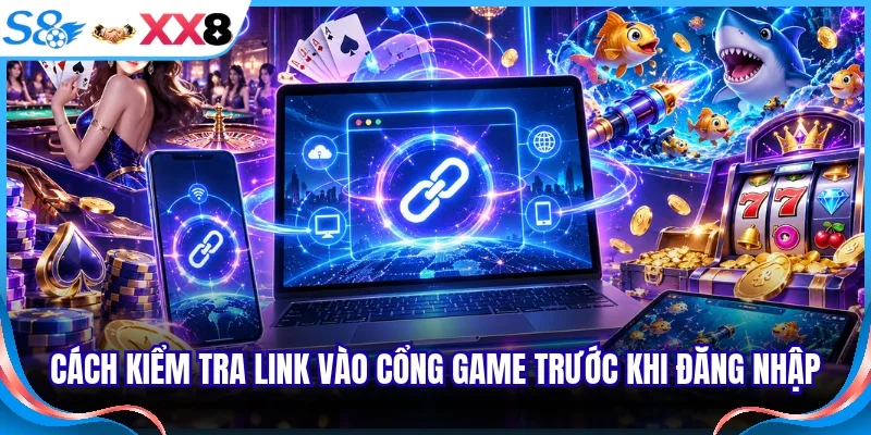 Cách kiểm tra link vào cổng game trước khi đăng nhập