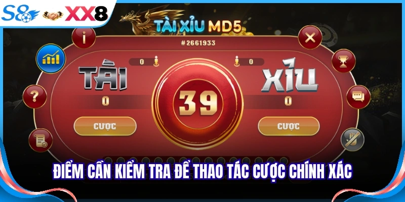 Điểm cần kiểm tra để thao tác cược chính xác