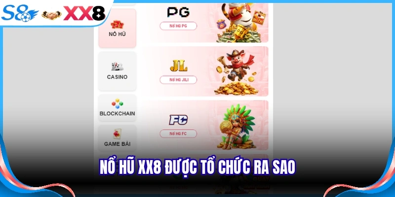 Nổ hũ XX8 được tổ chức ra sao