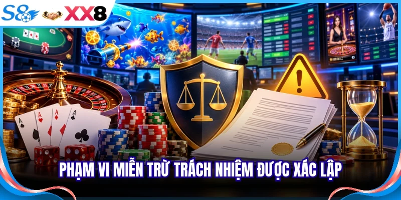 Phạm vi miễn trừ trách nhiệm được xác lập