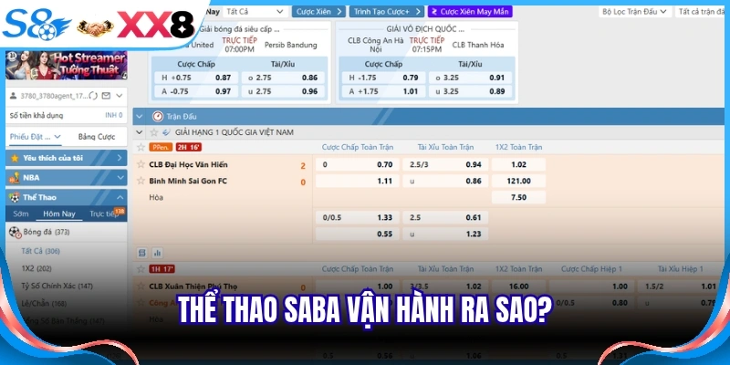 Thể thao Saba vận hành ra sao?