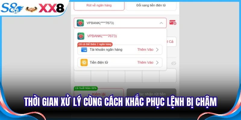 Thời gian xử lý cùng cách khắc phục lệnh bị chậm