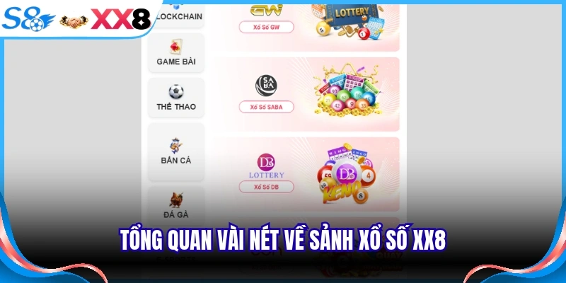 Tổng quan vài nét về sảnh xổ số XX8