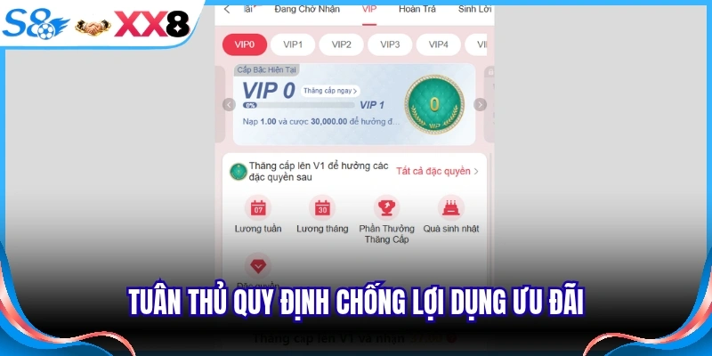 Tuân thủ quy định chống lợi dụng ưu đãi